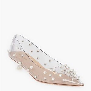 Cult Gaia clear Roxy pearl pump